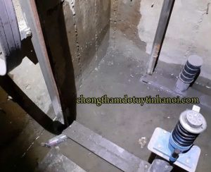 chống thấm hố pít thang máy